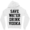 save water drink vodka Zipper Hoodie