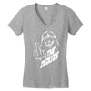darth vader star wars fun party trance  mycultshirt kult shirt neu2 Women's V-Neck T-Shirt
