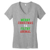 Merry Christmas Ya Filthy Animal Women's V-Neck T-Shirt
