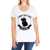 I Don't Eat Cock I'm Vegan Ladies Curvy T-Shirt