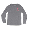 breast cancer ribbon survivor pocket Long Sleeve Shirts