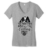 The Mountains, Are Callıng,  I Must Go Women's V-Neck T-Shirt