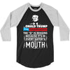 Donald trump The D Is Missing 3/4 Sleeve Shirt