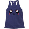 panda face Racerback Tank