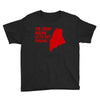 funny maine state Youth Tee