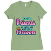not princess queen Ladies Fitted T-Shirt