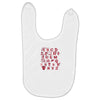 pop alphabet Baby Bibs