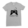 custom text Ladies Fitted T-Shirt