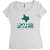 don't mess with tetris Women's Triblend Scoop T-shirt