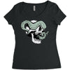 skull and tentacles Women's Triblend Scoop T-shirt