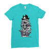 arrr pirate Ladies Fitted T-Shirt