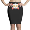Bacon Egg Skull Pencil Skirts