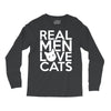 real men love cats (4) Long Sleeve Shirts