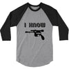 i love you and i know1 3/4 Sleeve Shirt