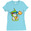rufu  the green wolf Ladies Fitted T-Shirt