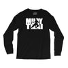 muay thai mma gym sport gym train Long Sleeve Shirts