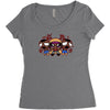 death puff girl Women's Triblend Scoop T-shirt