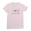 goatee beard mustache Ladies Fitted T-Shirt