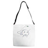 cute bunny Adjustable Strap Totes
