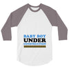 Baby Boy Under Construction 3/4 Sleeve Shirt