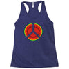 watermelon peace sign Racerback Tank