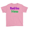 mardi gras princess Youth Tee