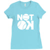 not ok baseball Ladies Fitted T-Shirt
