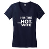 im the hot wife Women's V-Neck T-Shirt