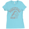 long sleeve s basketball dad Ladies Fitted T-Shirt