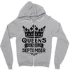 Queens Are Born In September Zipper Hoodie
