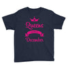 queens are born in december Youth Tee