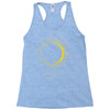 come the sun solar eclipse Racerback Tank