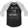 santa sagittarius christmas ugly t shirts 3/4 Sleeve Shirt