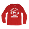 This Girl Loves Her Dogo Argentino Long Sleeve Shirts
