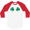 shamrock boobs 3/4 Sleeve Shirt