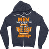 all men are created equal but only the best are born in january 1 Zipper Hoodie