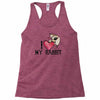 i love my rabbit Racerback Tank