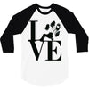 LOVE MY DOG 3/4 Sleeve Shirt