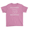over caffeinated Youth Tee