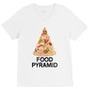 pizza lover's food pyramid V-Neck Tee