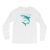 polygon shark Long Sleeve Shirts