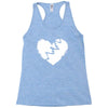broken heart xxx Racerback Tank