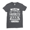 My Gigi is Totally My Most Favorite Guy Of All Time In The History Of Ladies Fitted T-Shirt