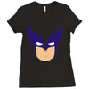 wolverine mask Ladies Fitted T-Shirt