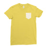 Free Birds Pocket Ladies Fitted T-Shirt