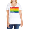 Lgbt Ampersand Ladies Curvy T-Shirt