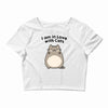 i am in love with cats Crop Top