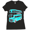 london double decker bus Ladies Fitted T-Shirt