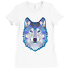the wolf Ladies Fitted T-Shirt