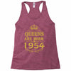 queens are born in 1954 Racerback Tank